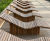 Bespoke sustainable timber loungers for water pavilion  8