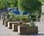 WoodBlocX Moveable Planters - modular timber planters for public spaces 4