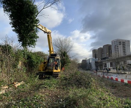 Urban Vegetation Clearance, Silvertown, London