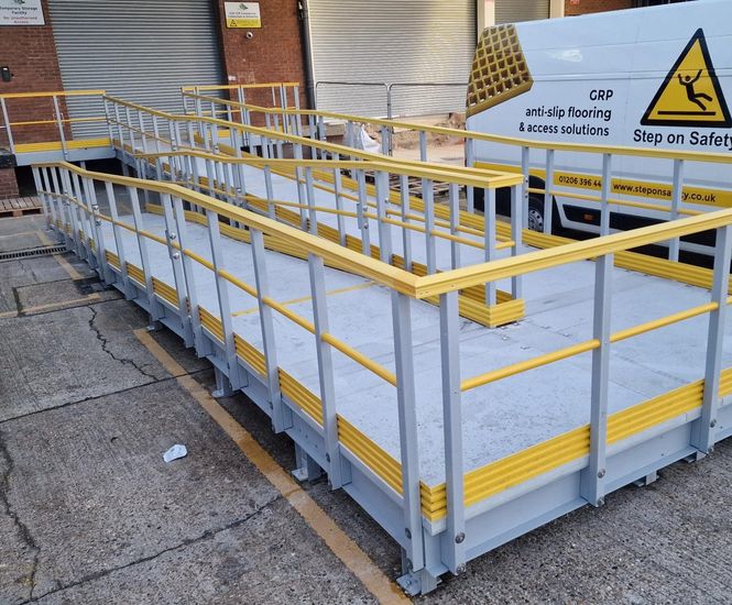 Access Ramp at Heathrow Step on Safety