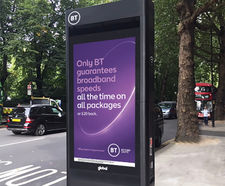 Iconic digital StreetHub signage units with WiFi for BT
