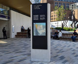 Iconic wayfinding signage - Battersea Power station, London - on this page