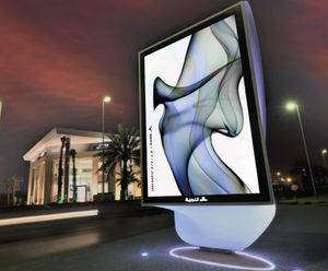 Bespoke large-format advertising displays - Al Arabia