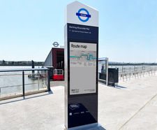 Wayfinding signage for Barking Riverside