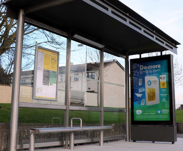Bespoke bus shelters for JC Decaux Ireland