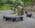 Wave - recycled plastic modular curved bench 2