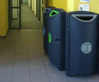 Clear-way Slim interior recycling bin