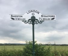 Heritage milepost restorations