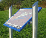 Outdoor lectern signs with interpretation panels - on this page