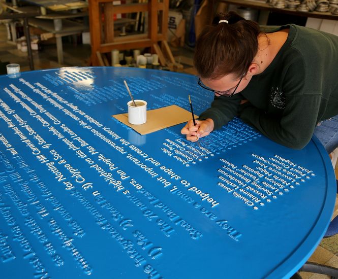 Record breaking cast plaque!