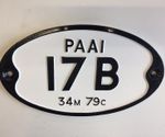 Cast Railway & Canal Bridge ID Plates