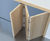 Tommafold Interior top-hung bi-folding door kit 1