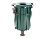 Big Ben steel litter bin - 82 litres