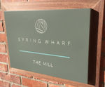 Internal wayfinding signage - Spring Wharf, Bath