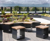 Hollo Seating Blocks & Tables - recycled steel and timber seats - on this page