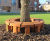 Cheshunt timber seat & bench 2