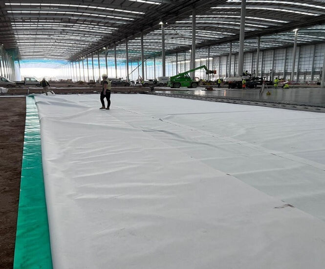 Gas barrier membranes protect new industrial units - Bristol