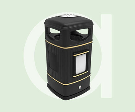 Heritage Square litter bin - 110L