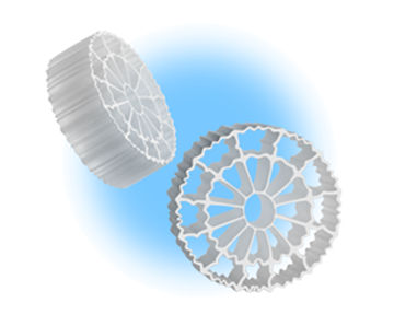 Biotag - filter media for MBBR and IFAS systems, 650m²/m³