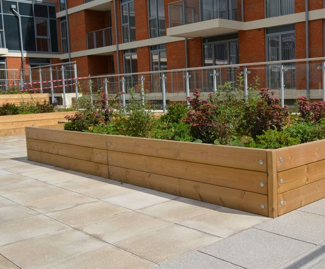 Grenadier - raised timber planters