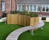 Swithland - FSC timber planter walling - on this page