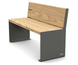 Primium® Seat - outdoor wood and steal bench - on this page