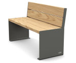 Primium® Seat - outdoor wood and steal bench