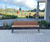 Primium® Seat - outdoor wood and steal bench 2
