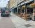 Iroko hardwood picnic tables for Millers pub, Kings Cross, London 2