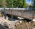 Serpentine footbridge and observation platform for park in France 4