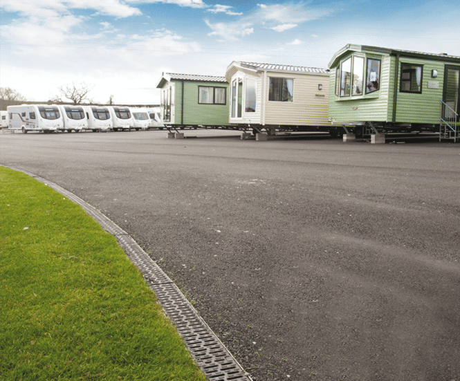 SUDS scheme at Salop Leisure in Shrewsbury