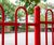 Bow top fencing matches primary school colour in Kent 0