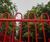 Bow top fencing matches primary school colour in Kent 6
