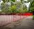 Bow top fencing matches primary school colour in Kent 7