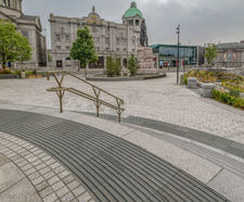 Paving, setts, steps and walling for park regeneration - Aberdeen