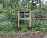 Aberdeen 71001B/C post-mounted oak information sign