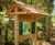Bangor 71011 timber noticeboard with roofed shelter 0