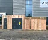 Bin stores and picnic tables - Worcester Six Business Park - on this page