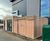 Bin stores and picnic tables - Worcester Six Business Park 2