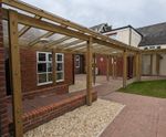 Covered walkway - AECC University College, Bournemouth