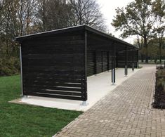 Sheldon semi-enclosed cycle shelter - Stowupland High School