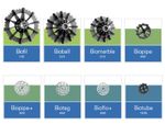 Random plastic filter media for biological wastewater treatment