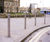 Bead-blasted 304 or 316 stainless steel bollard with semi-dome top 1