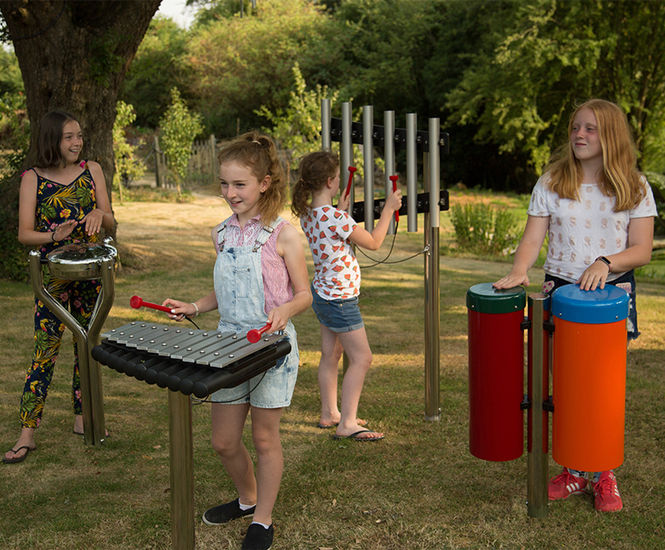Soprano Quartet Outdoor Musical Instrument Ensemble