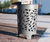 Conga - 30-litre steel outdoor litter bin with floral cut-out design 0