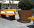 Pitocca - steel outdoor planter for commercial landscaping 6