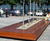 Harris Isola - outdoor timber and steel bench for public spaces 7