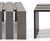 Toso - powder-coated steel outdoor bench with integrated bike rack 1