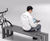 Toso - powder-coated steel outdoor bench with integrated bike rack 0