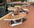 Outdoor picnic tables - Café 28, University of Southampton 2